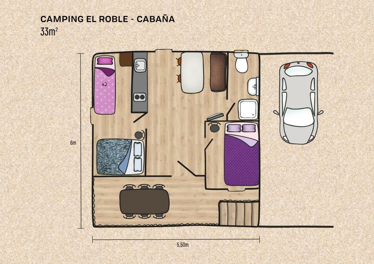 Camping El Roble Valderrobres Exterior photo